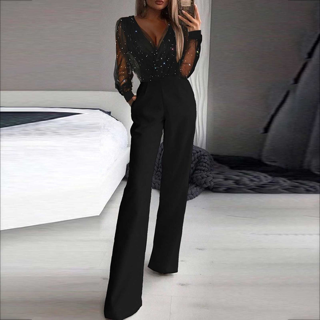 Combinaison Noire Confortable pour Femmes