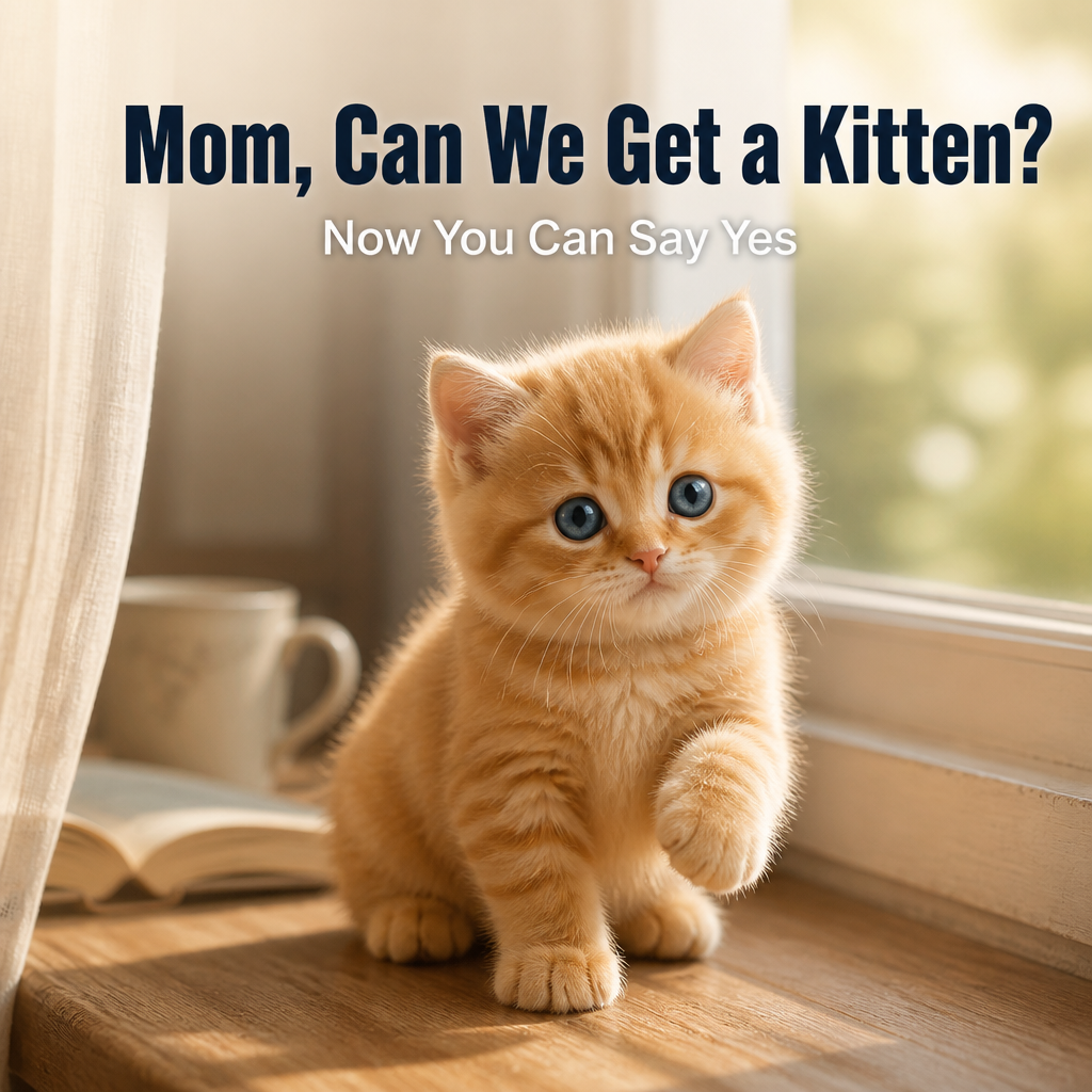 Nico™ — Câlinez un chaton qui ronronne dès que votre enfant le caresse