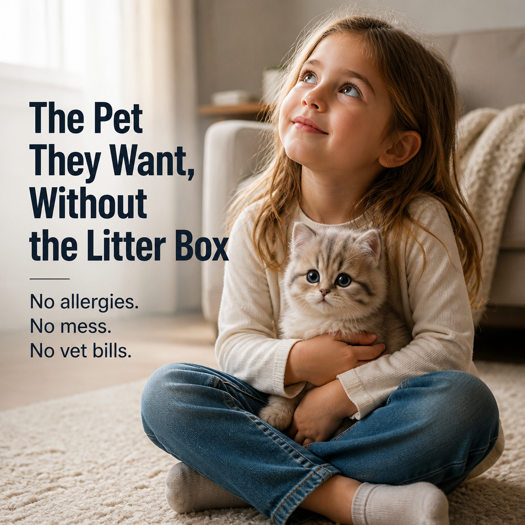 Nico™ — Câlinez un chaton qui ronronne dès que votre enfant le caresse