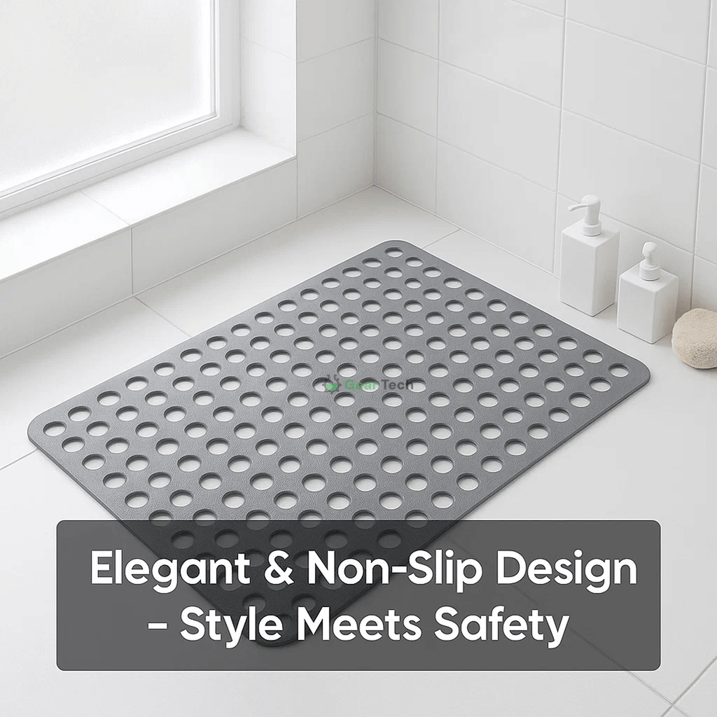 Tapis de Douche Antidérapant pour un Confort et une Hygiène Sûrs dans la Salle de Bain