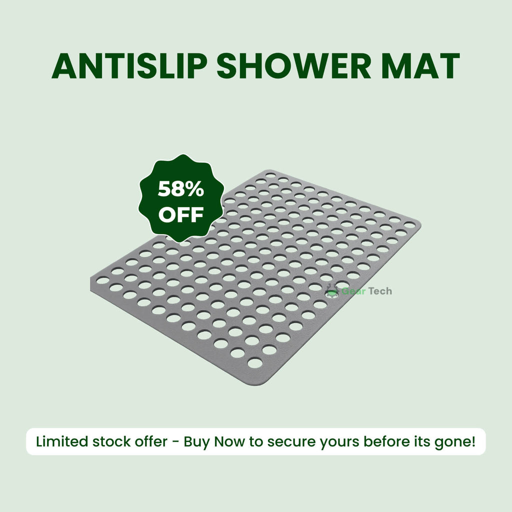 Tapis de Douche Antidérapant pour un Confort et une Hygiène Sûrs dans la Salle de Bain