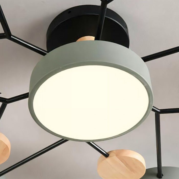 Plafonnier Scandinave – Design Ramifié, Élégant & Durable avec Technologie LED