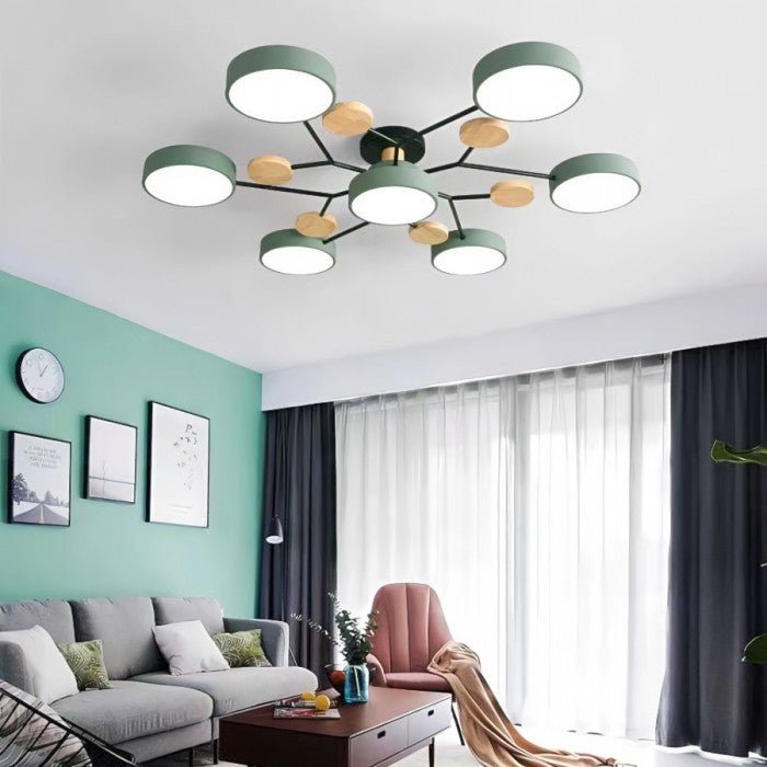 Plafonnier Scandinave – Design Ramifié, Élégant & Durable avec Technologie LED