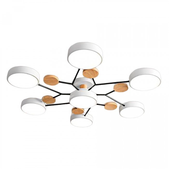 Plafonnier Scandinave – Design Ramifié, Élégant & Durable avec Technologie LED