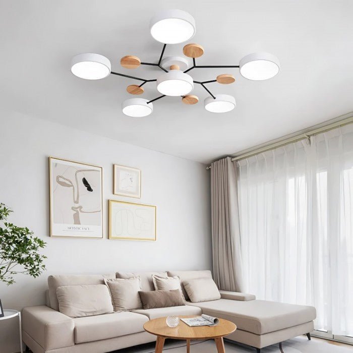 Plafonnier Scandinave – Design Ramifié, Élégant & Durable avec Technologie LED