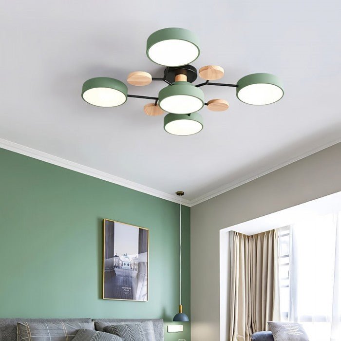 Plafonnier Scandinave – Design Ramifié, Élégant & Durable avec Technologie LED