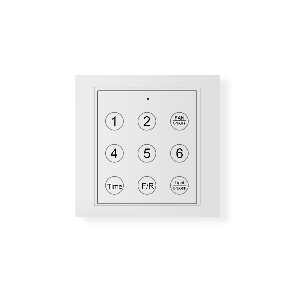Ventilateur de Plafond en Bois Nordique avec Télécommande LED