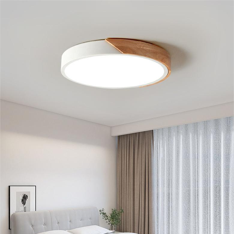 Lustre en Bois Nordic Macaron pour Espaces Modernes