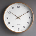 Garde-Temps Tranquille – Horloge Murale en Bois Silencieuse et Élégante