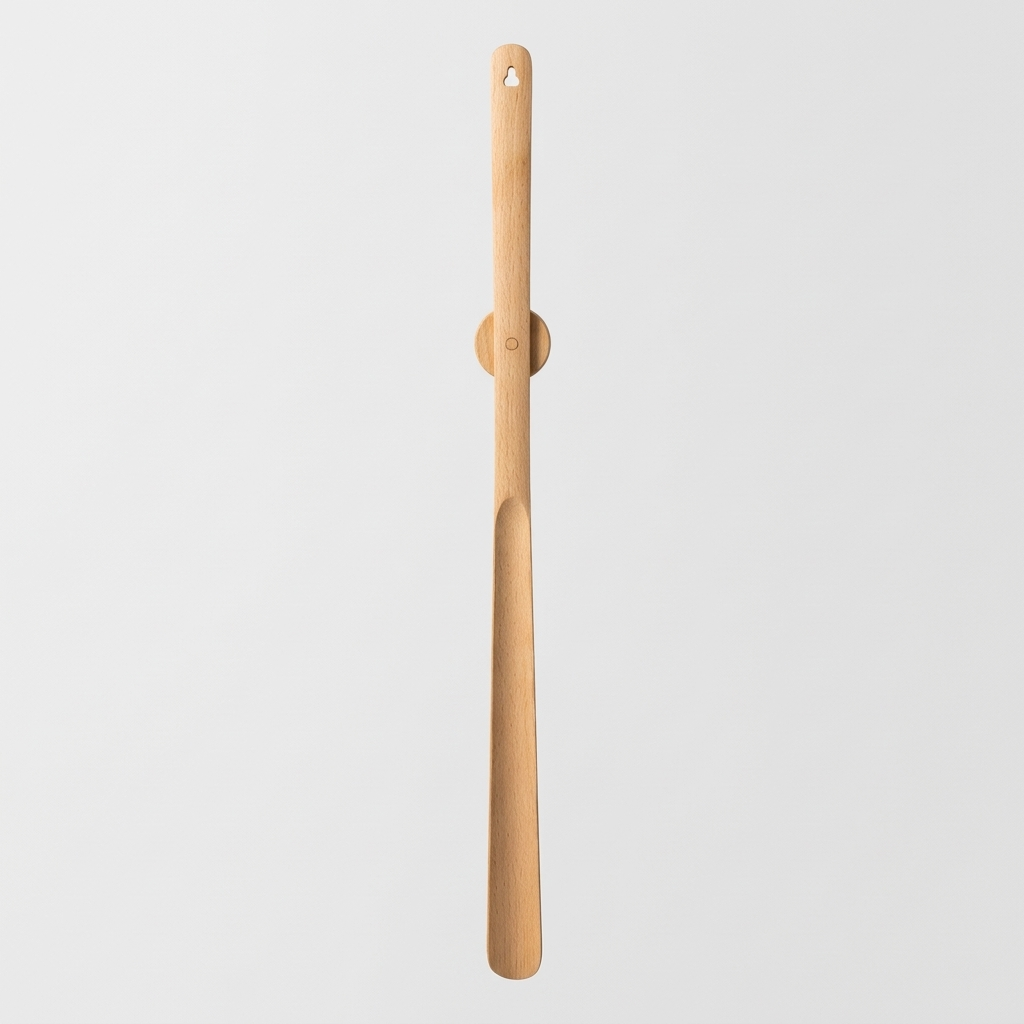 Chausse Pied en Bois 50 cm Long Manche pour Chaussures