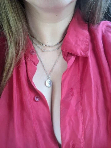 Collier triple en argent