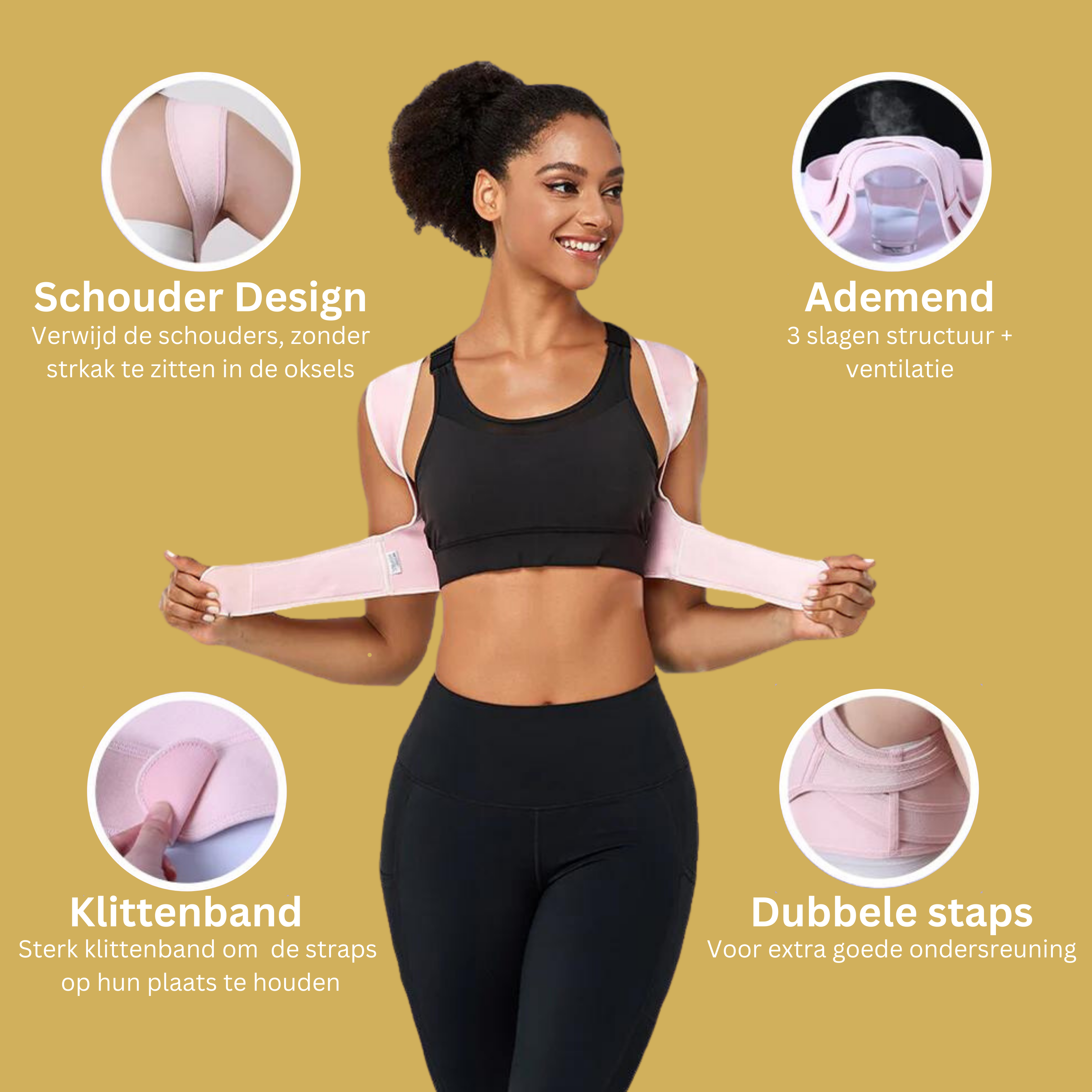 Correcteur de Posture - Invisible et Antidouleur