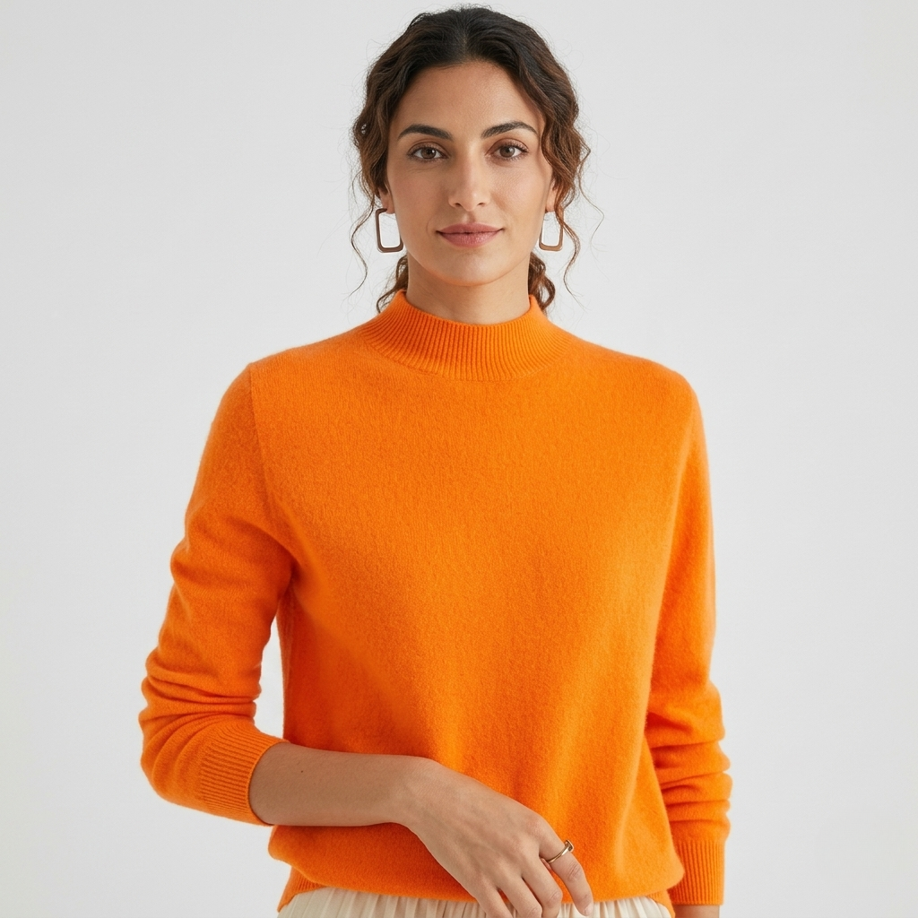 Pull Femme en Maille Douce Élégant Chaud
