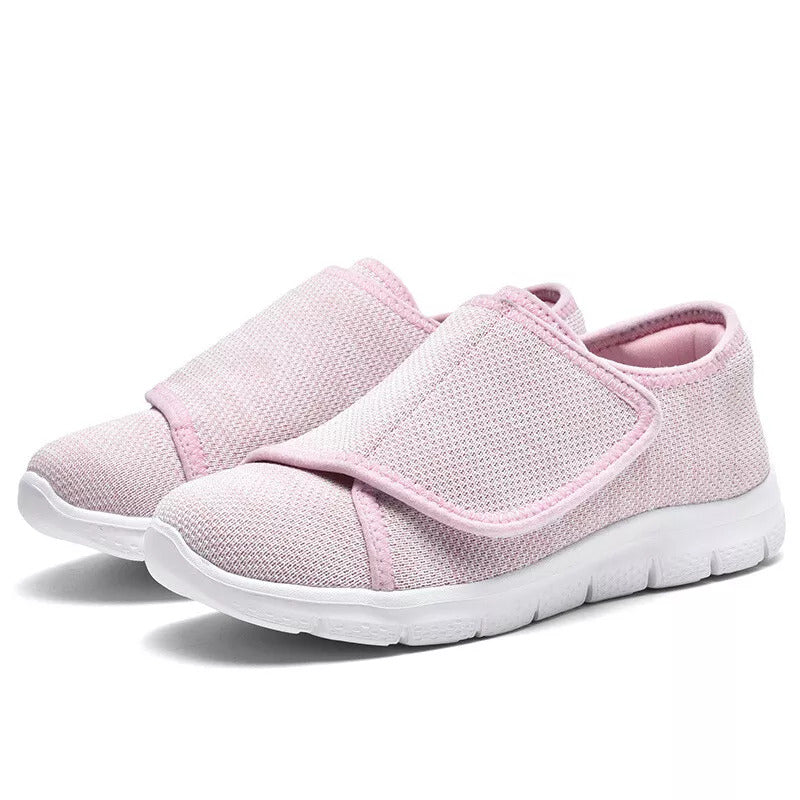 Chaussures de Marche Confortables à Largeur Ajustable pour Femmes – Tige Douce Ajustable pour Pieds Sensibles