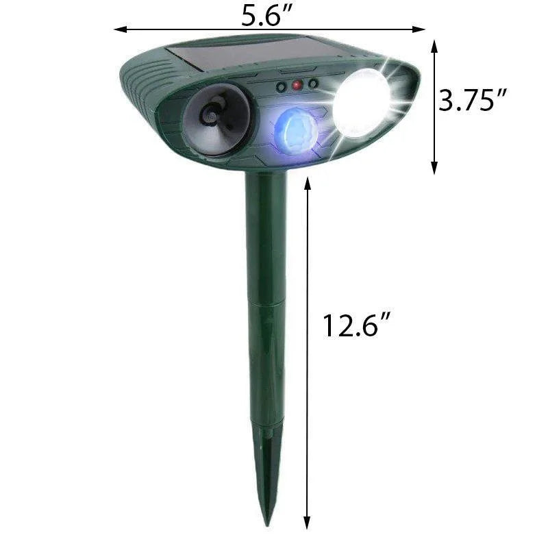 Répulseur Ultrasonique Solaire pour Jardins