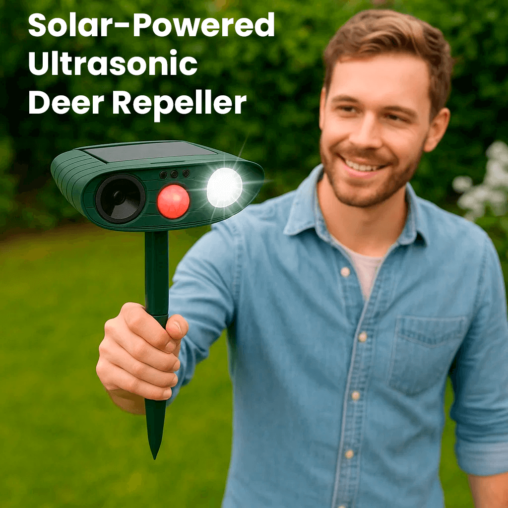 Répulseur Ultrasonique Solaire pour Jardins