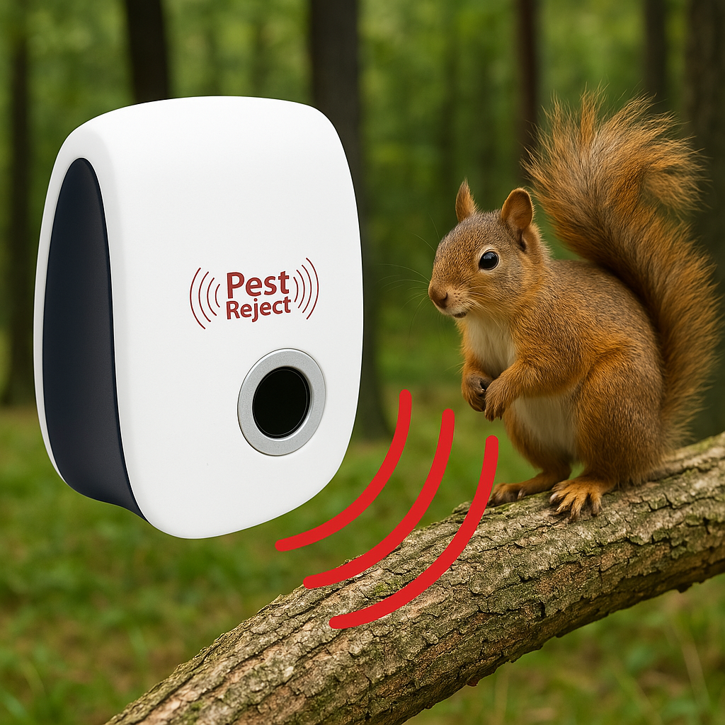 Répulseur Ultrasonique pour Écureuils en Plein Air pour un Contrôle Efficace des Nuisibles