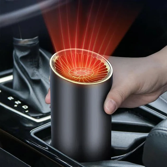 Chauffage Auto 12V & Dégivreur – Chauffage Compact pour Voiture avec Rotation à 360°