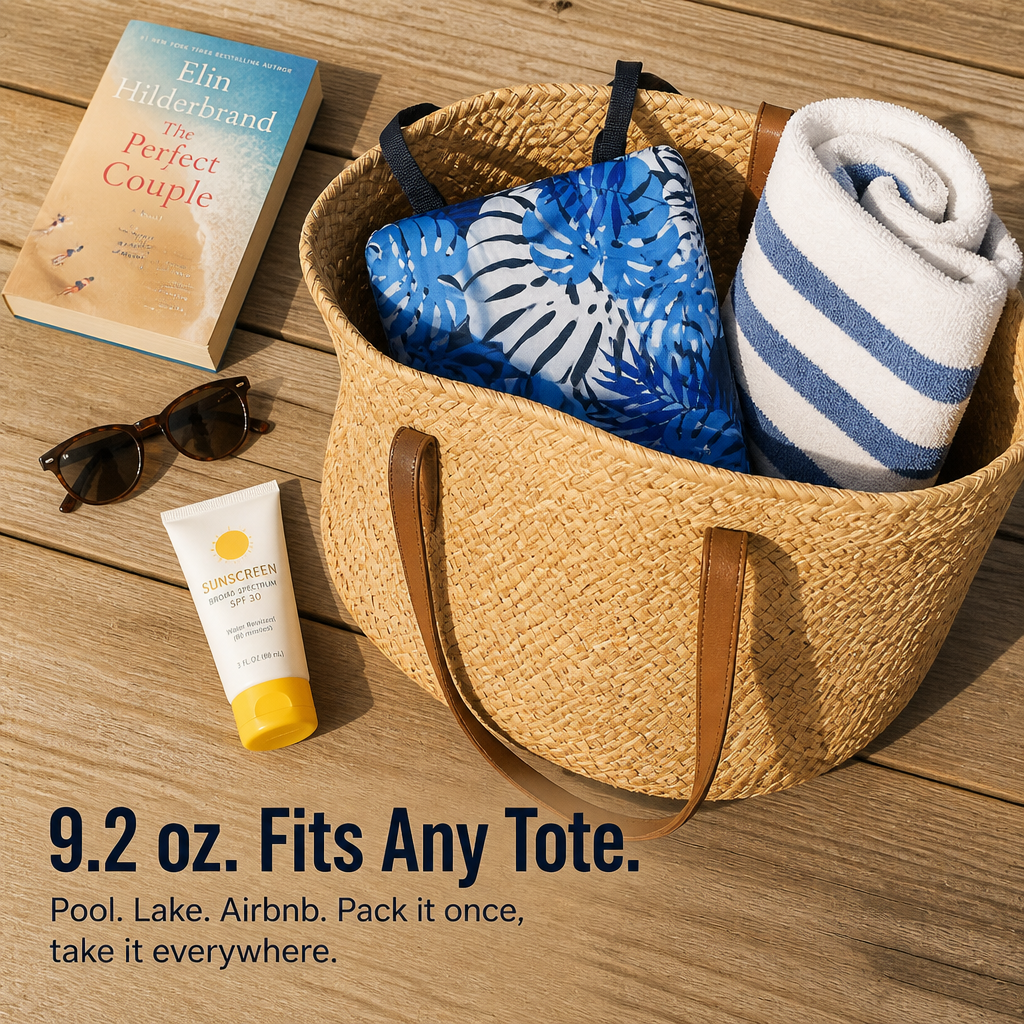 AquaBreeze™ — Asseyez-vous droit, flottez stable et discutez sans mouiller vos cheveux