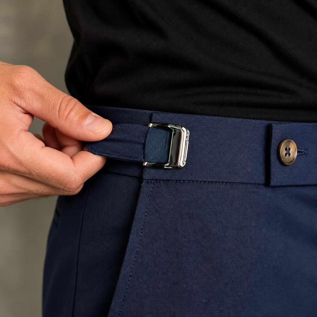 FlexiForm™ – Pantalon Slim-Fit Stretch avec Boucle Latérale Ajustable