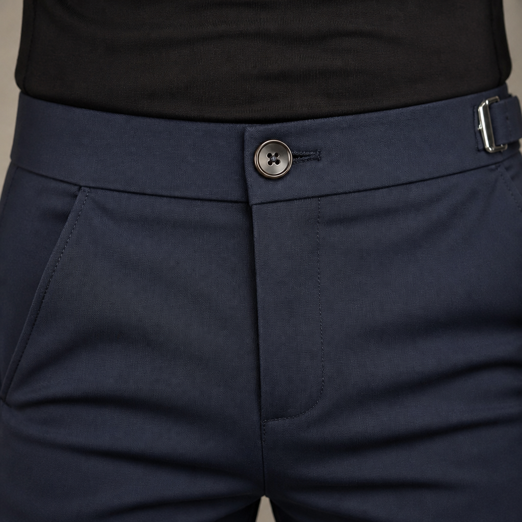 FlexiForm™ – Pantalon Slim-Fit Stretch avec Boucle Latérale Ajustable