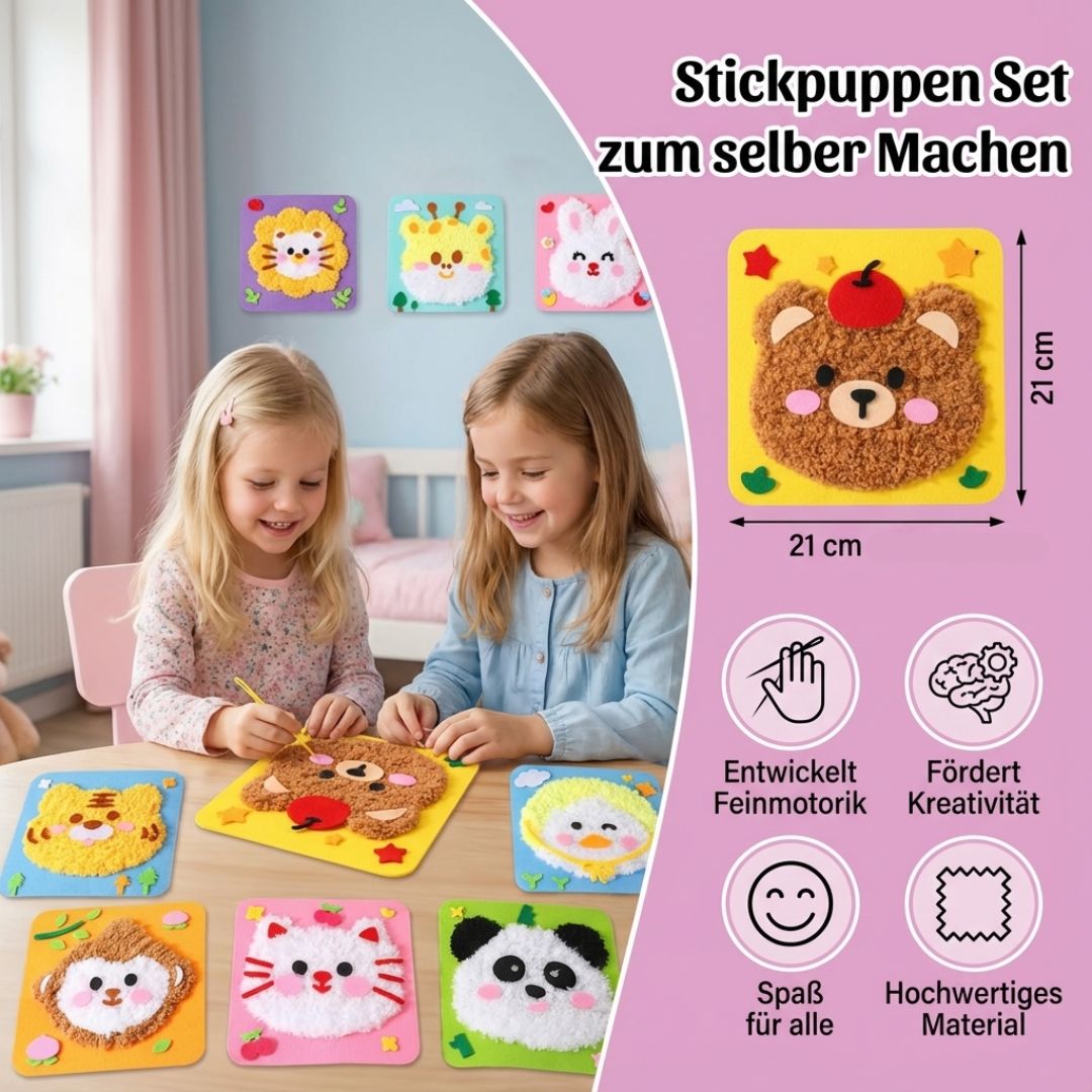 Set de marionnettes à doigts à faire soi-même
