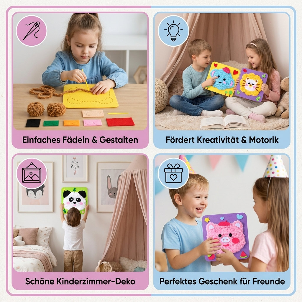Set de marionnettes à doigts à faire soi-même