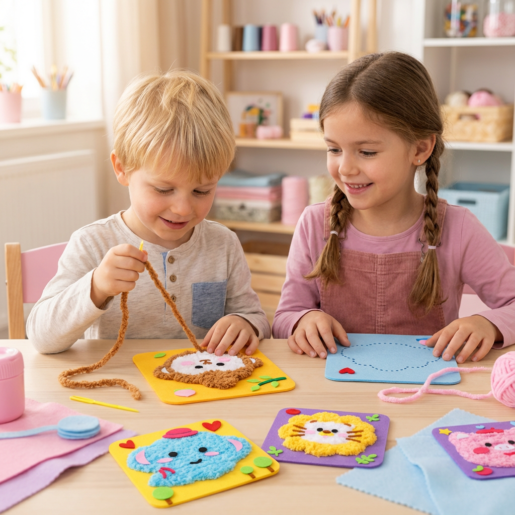 Set de marionnettes à doigts à faire soi-même