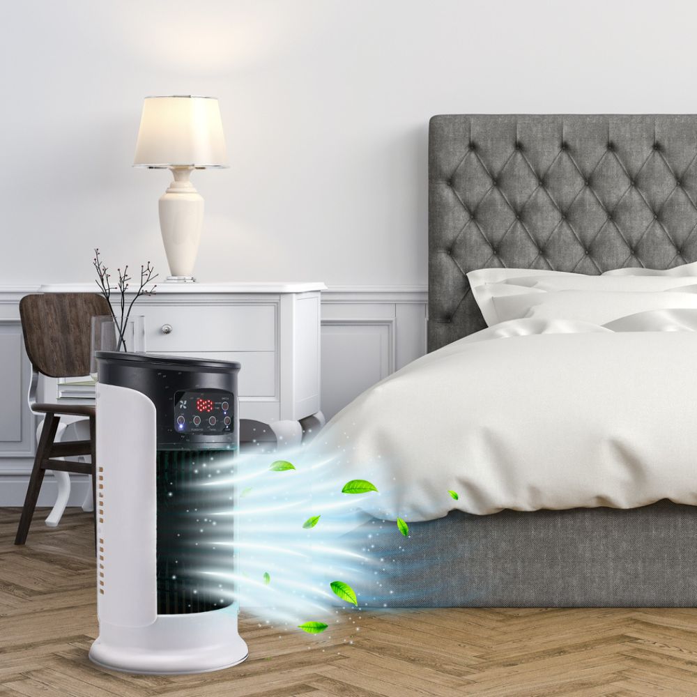 Ventilateur Refroidisseur d'Air Portable et Humidificateur avec 6 Vitesses