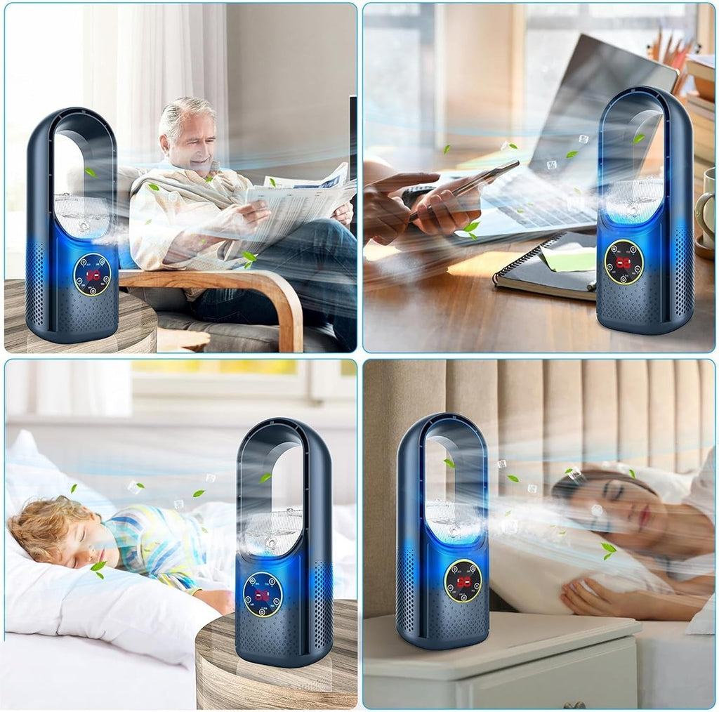 Climatiseur Portable Silencieux Sans Lame pour Maison et Bureau