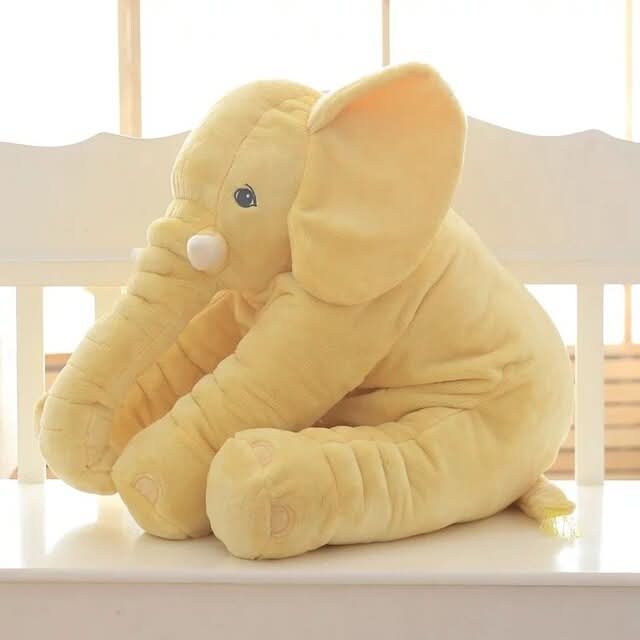 Coussin en Peluche Éléphant – Super Doux & Confortable pour Bébés et Enfants