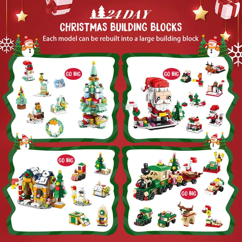BlockJoy | Calendrier de l'Avent de Construction de Noël sur 24 Jours