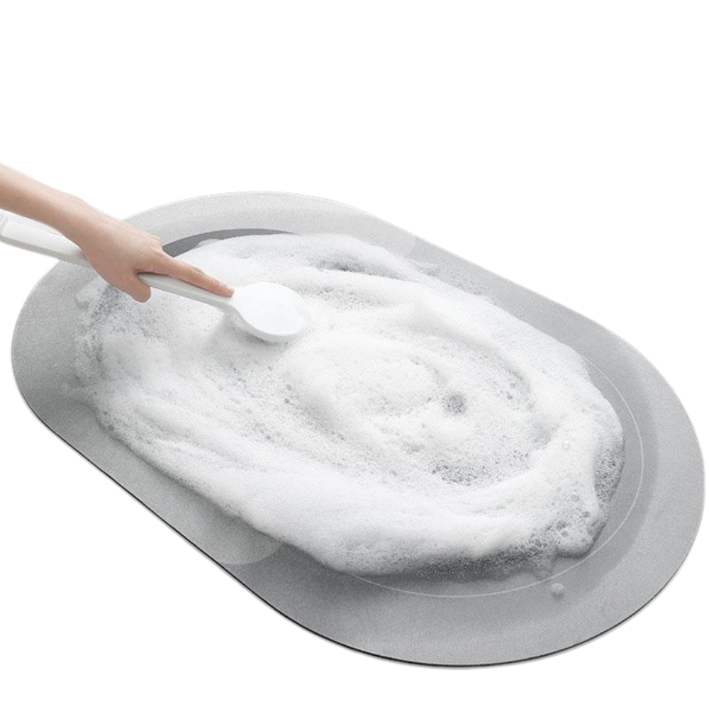 Tapis de Bain Sèche-Vite pour une Expérience de Salle de Bain Plus Sûre et Plus Sèche