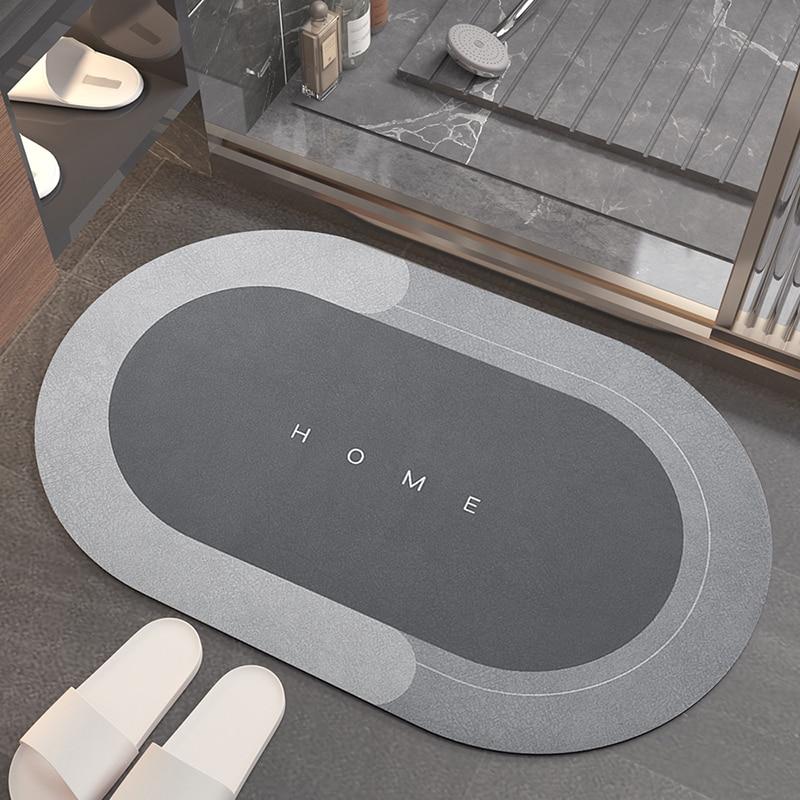 Tapis de Bain Sèche-Vite pour une Expérience de Salle de Bain Plus Sûre et Plus Sèche