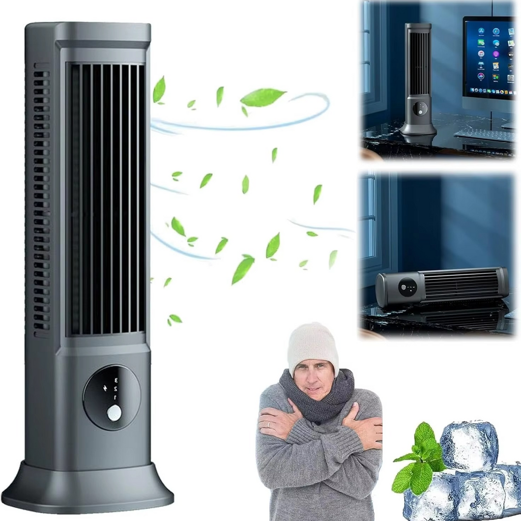 Climatiseur Portable Silencieux - Ventilateur de Refroidissement à 3 Vitesses pour la Maison et le Bureau