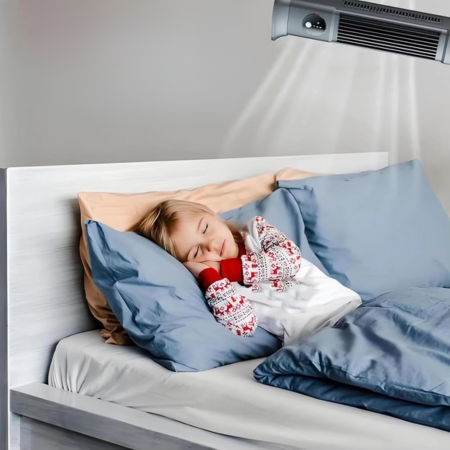 Climatiseur Portable Silencieux - Ventilateur de Refroidissement à 3 Vitesses pour la Maison et le Bureau
