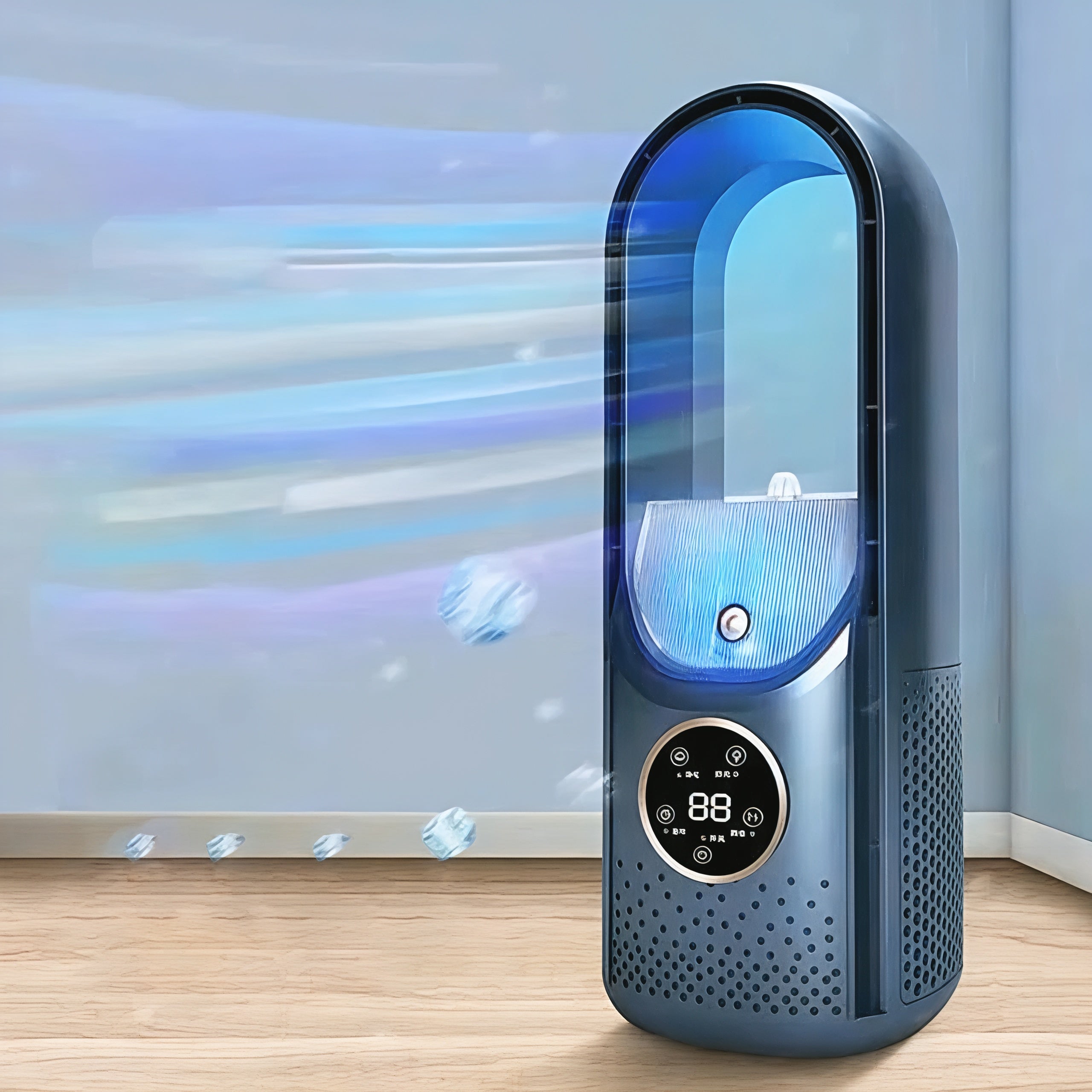 Refroidisseur d'air, ventilateur portable silencieux sans pales
