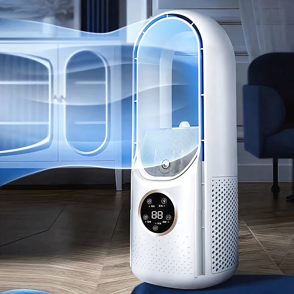 Refroidisseur d'air, ventilateur portable silencieux sans pales