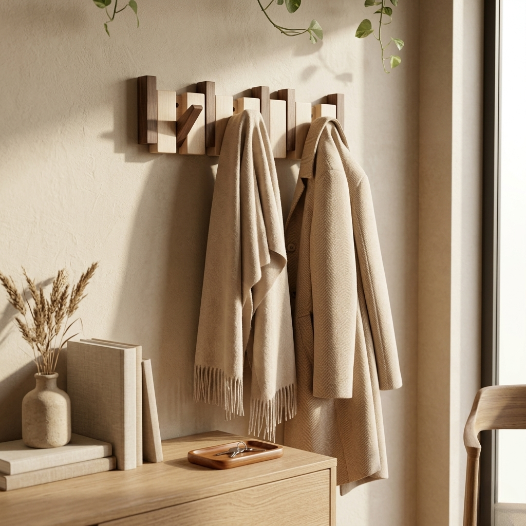 Porte-Manteau Piano en Bois