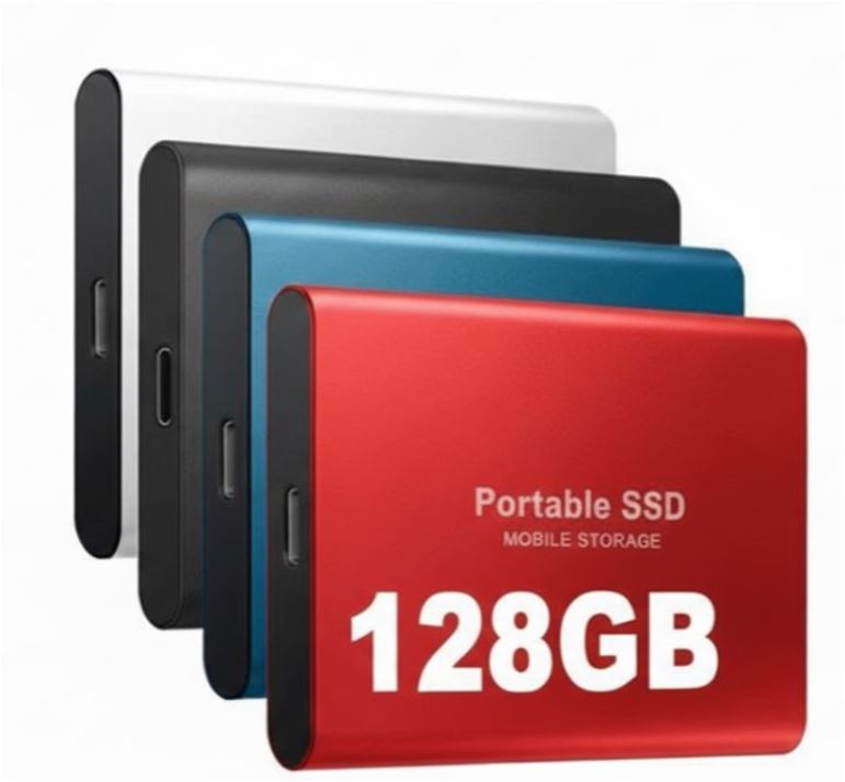 DataSprint SSD Externe 128 Go – Stockage USB-C rapide jusqu'à 1050 Mo/s