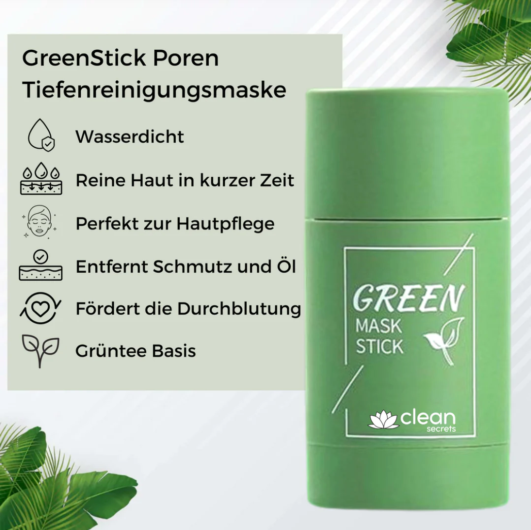 Bâtonnet de Nettoyage Profond pour une Peau Radieuse | Infusion Naturelle de Thé Vert