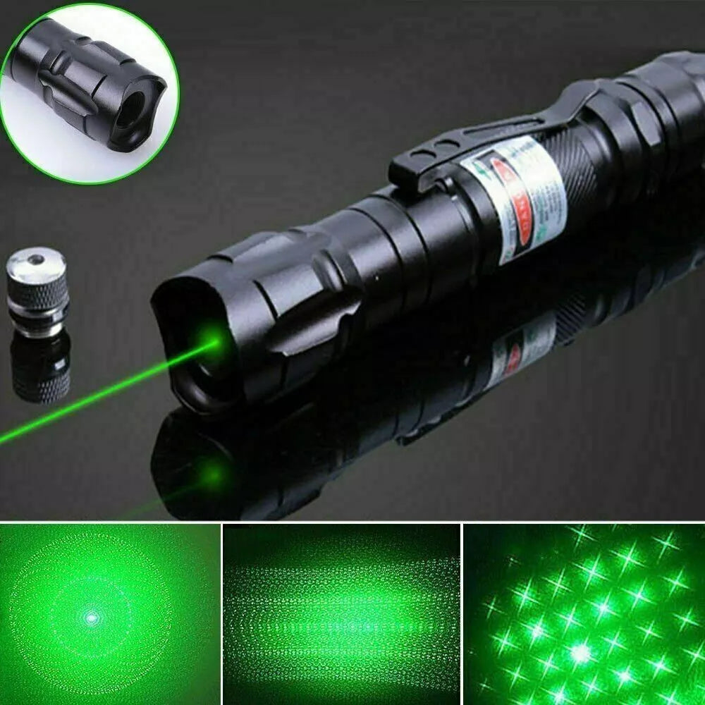 Pointeur laser vert rechargeable avec grande portée et haute précision