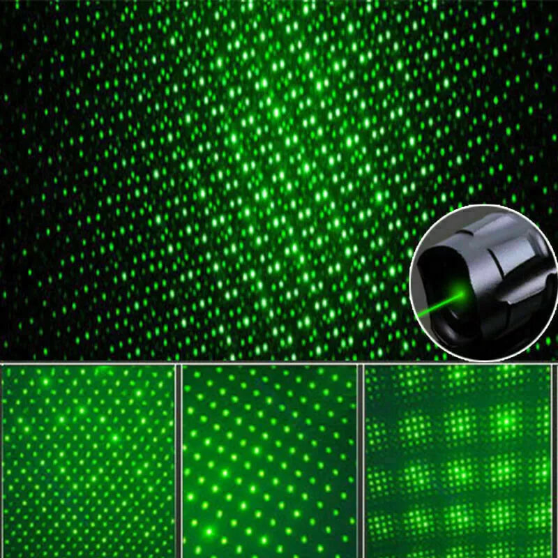 Pointeur laser vert rechargeable avec grande portée et haute précision