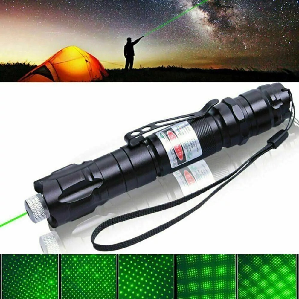 Pointeur laser vert rechargeable avec grande portée et haute précision