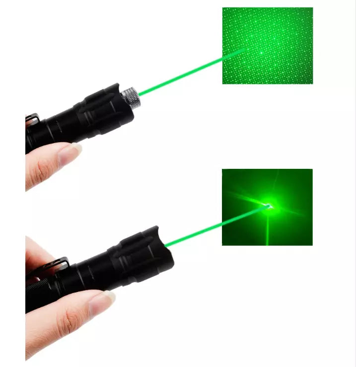 Pointeur laser vert rechargeable avec grande portée et haute précision