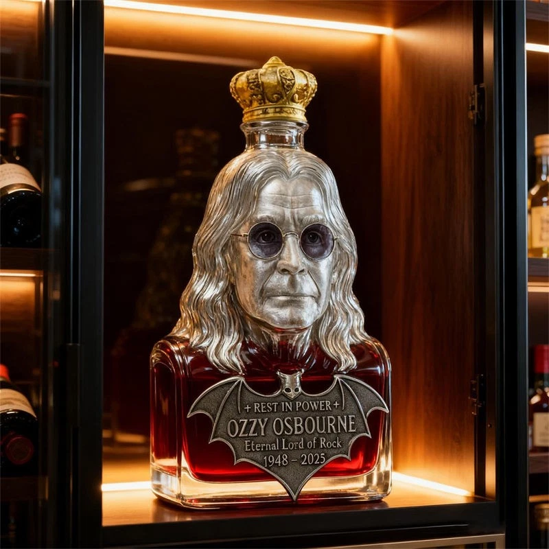 LiquorBottle™ : Ozzy Osbourne Édition Limitée Hommage Carafe Bouteille à Liqueur