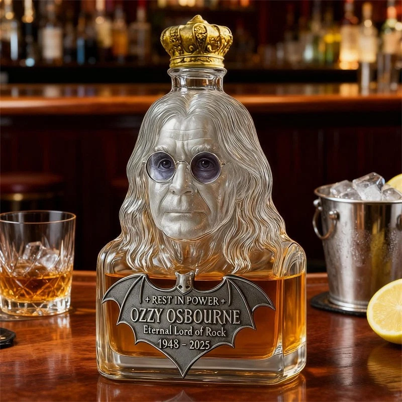 LiquorBottle™ : Ozzy Osbourne Édition Limitée Hommage Carafe Bouteille à Liqueur