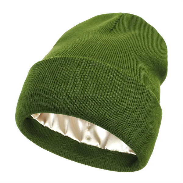 Chapeau d'Hiver Doublé en Soie - Noor