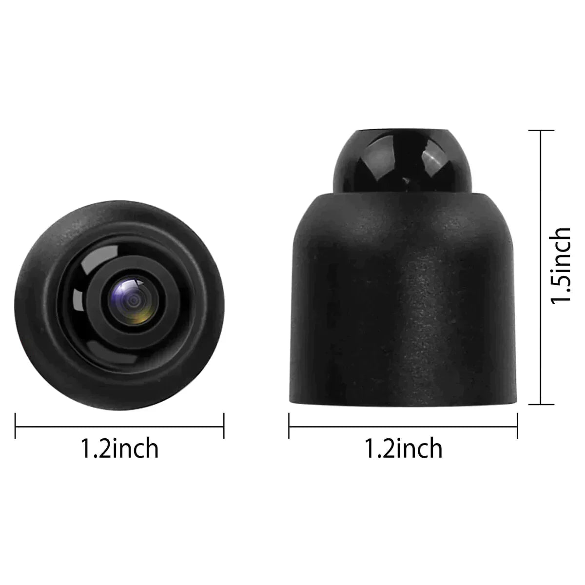 Caméras Mini WiFi 1080P - Pack Double avec Angle Large de 140 Degrés, Vision Nocturne & Détection de Mouvement