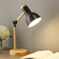 Lampe de Bureau en Bois Scandinave avec Design Pliable